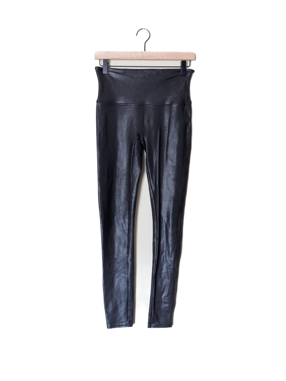 SPANX Faux Leather Black Leggings